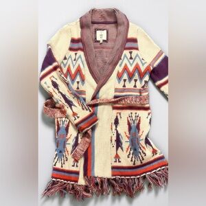 I love H81 Multicolor Striped Knit Sweater